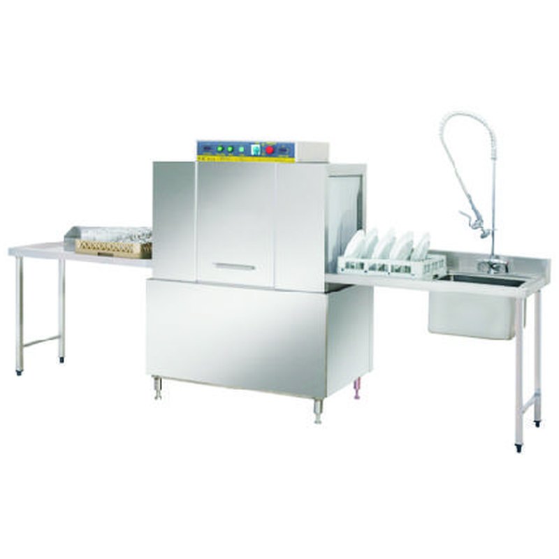 Rack conveyor dishwasher